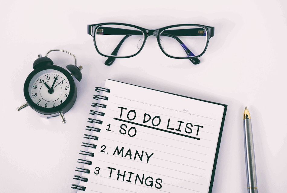 to do list - so many things
