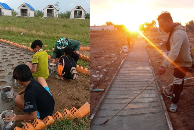 How to Build a Business With No Money: Our DIY Walkway Project at Dream Garden